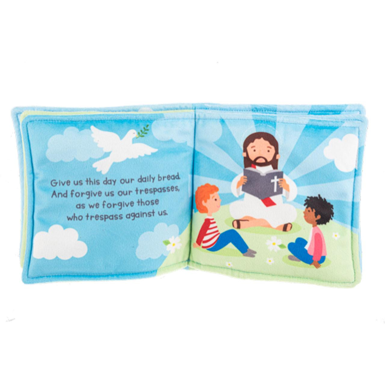 Inside pages with illustrations and The Lord's Prayer