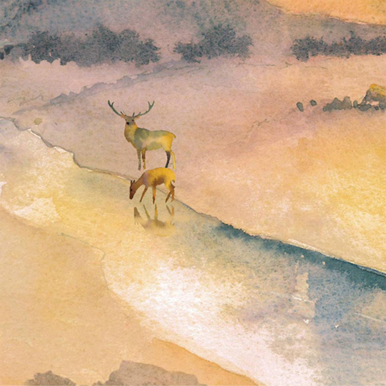 Full page illustration in Hind's Feet on High Places
