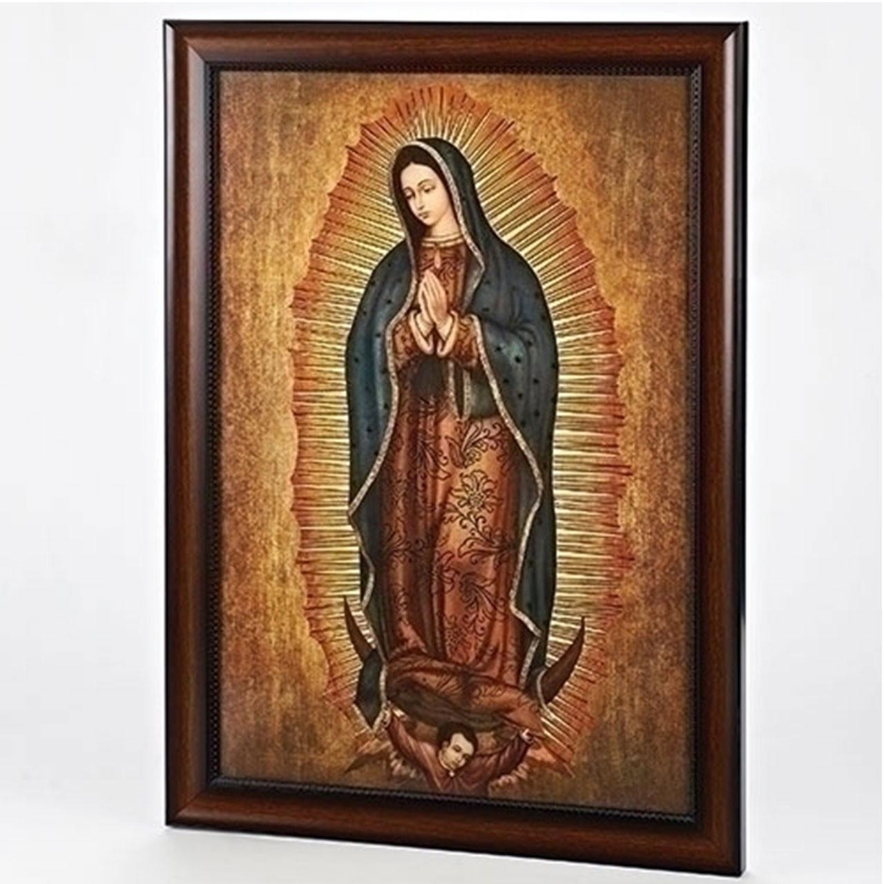 Framed Our Lady of Guadalupe Art