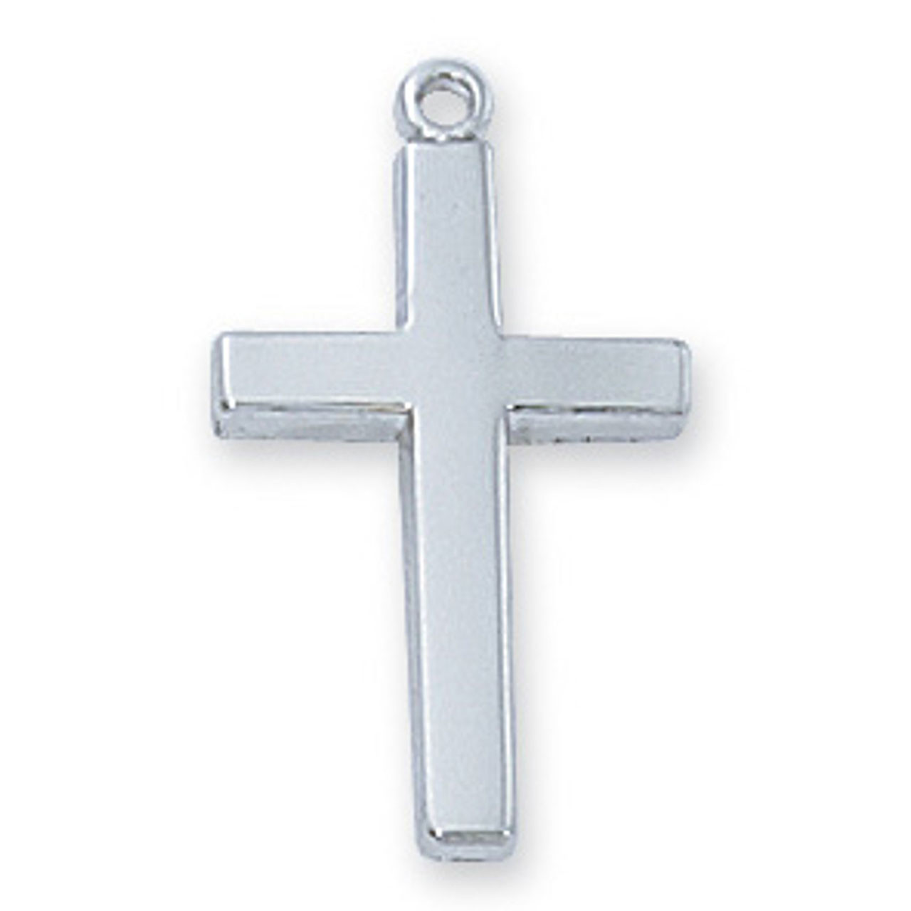 Detail of the 16-18IN Small Rhodium Cross