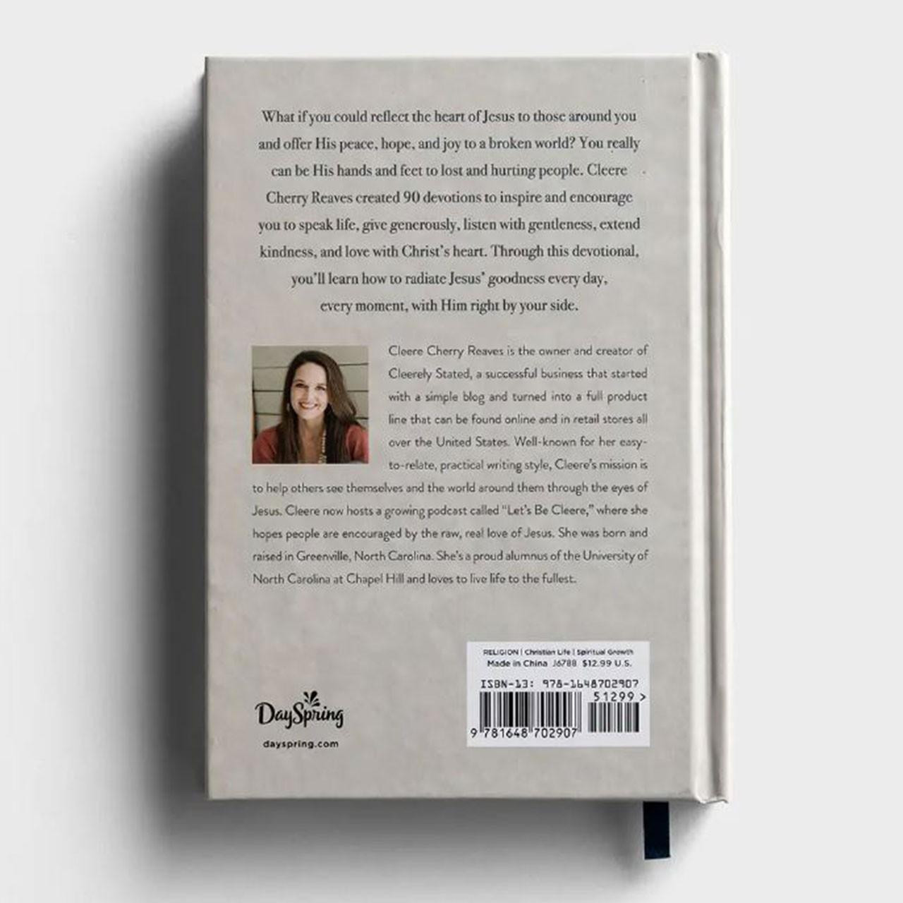 Back cover of Radiate: 90 Devotions