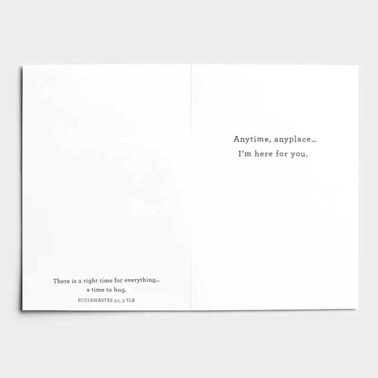 Sample of one of the card inside text