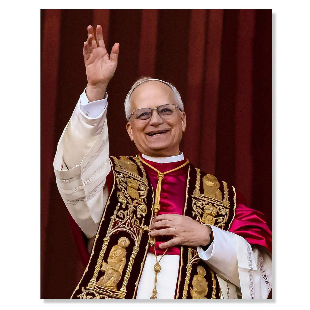 Pope Leo XIV Paper Print available in 3 different sizes
