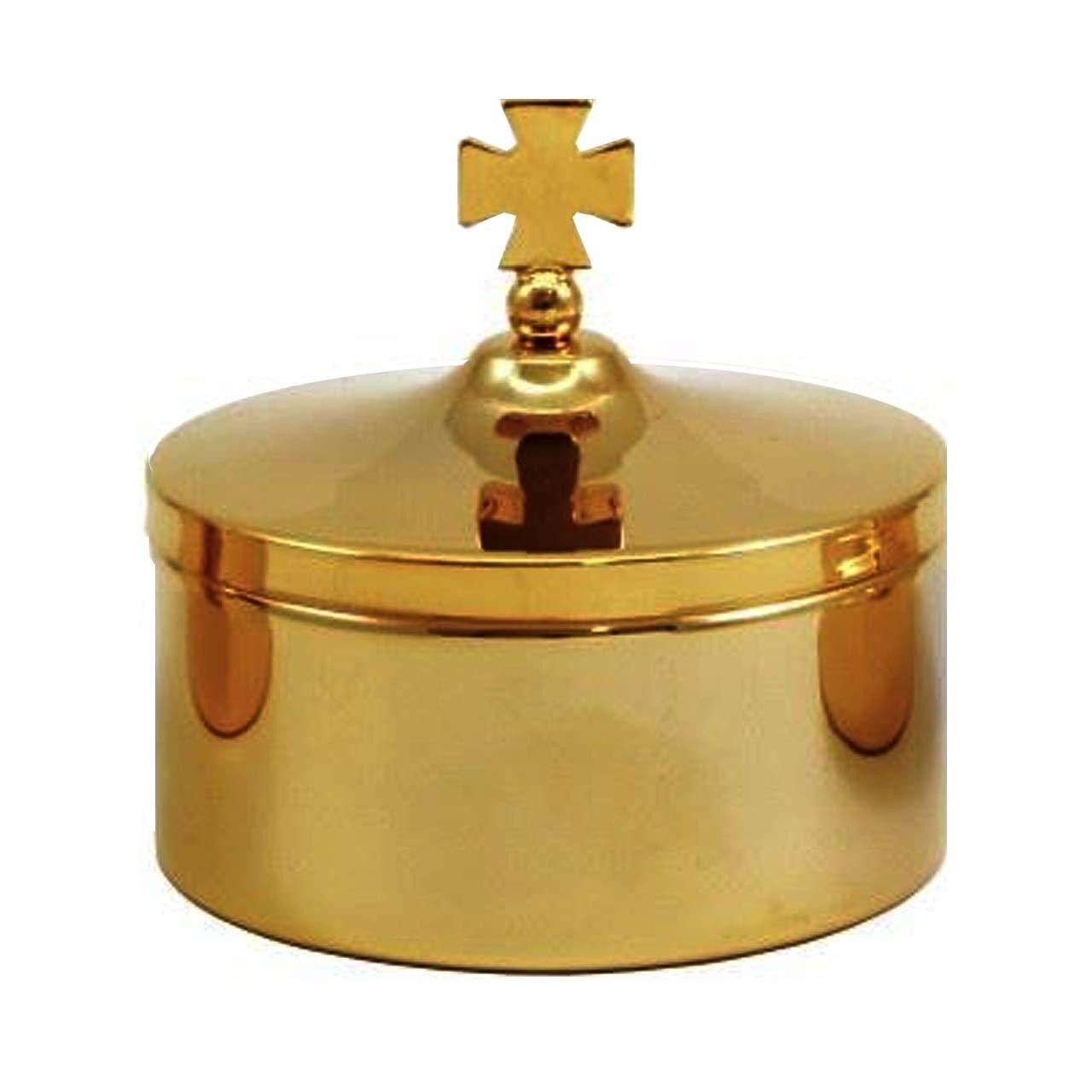 Host Box in Gold Plate from Italy