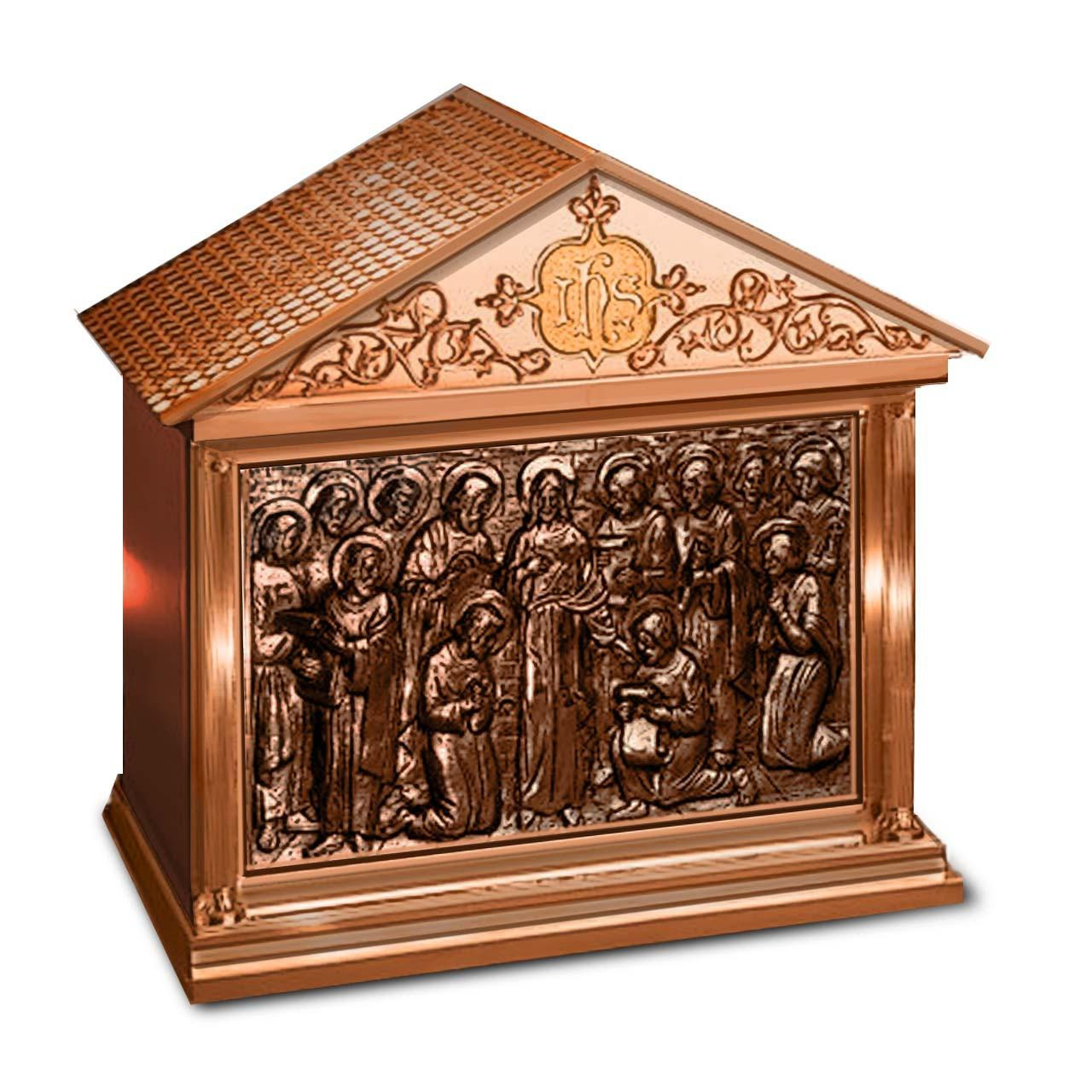 PB8626 Twelve Apostles Tabernacle in Bronze