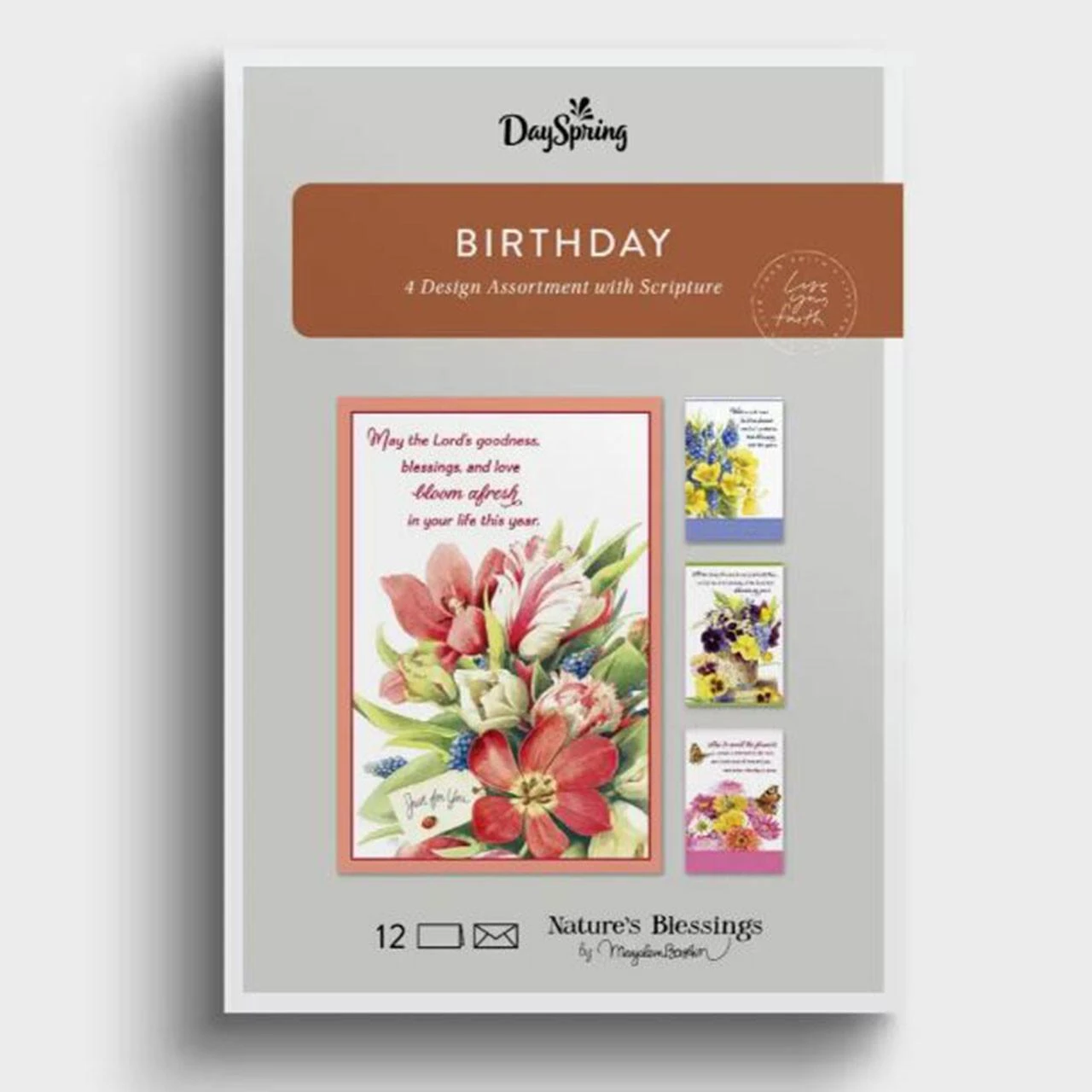 Nature's Blessings Boxed Birthday Cards