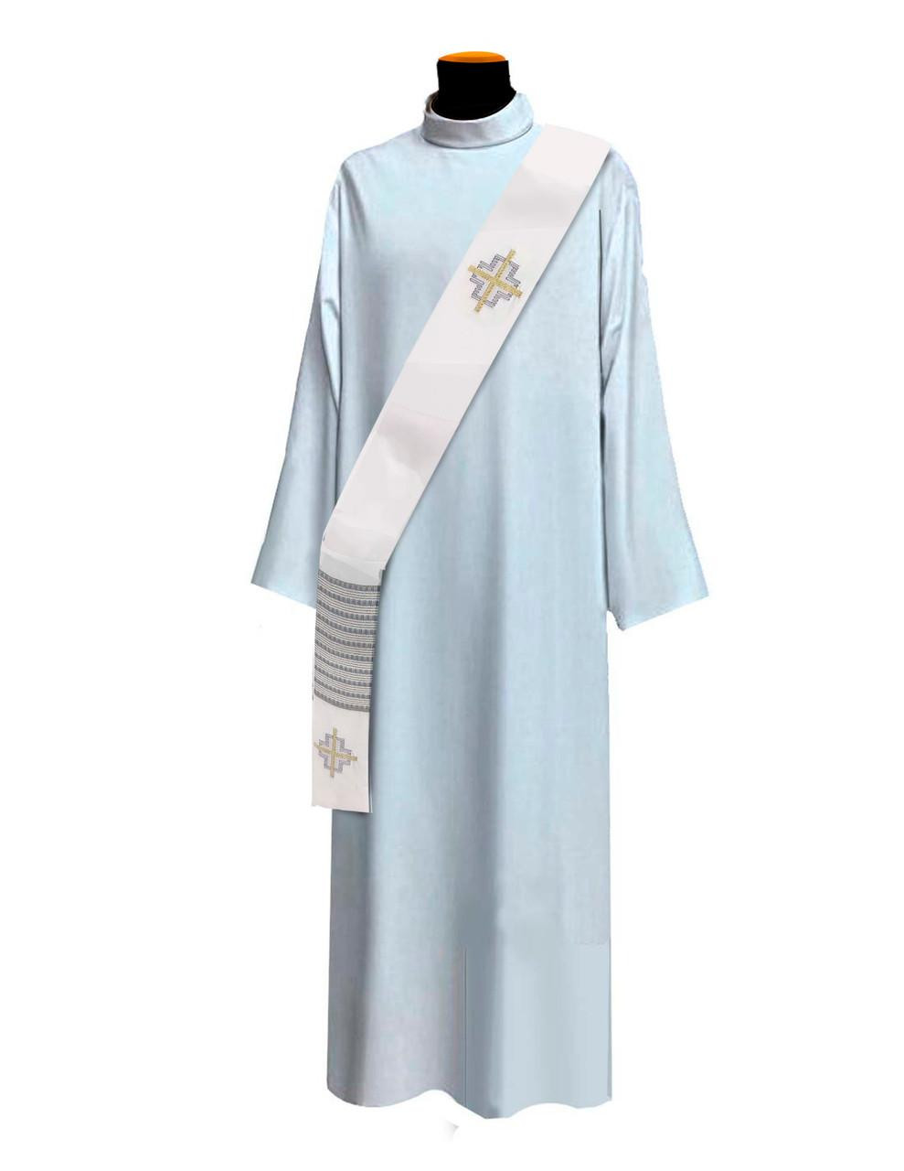 661 Deacon Stole in Balza Misto Lana