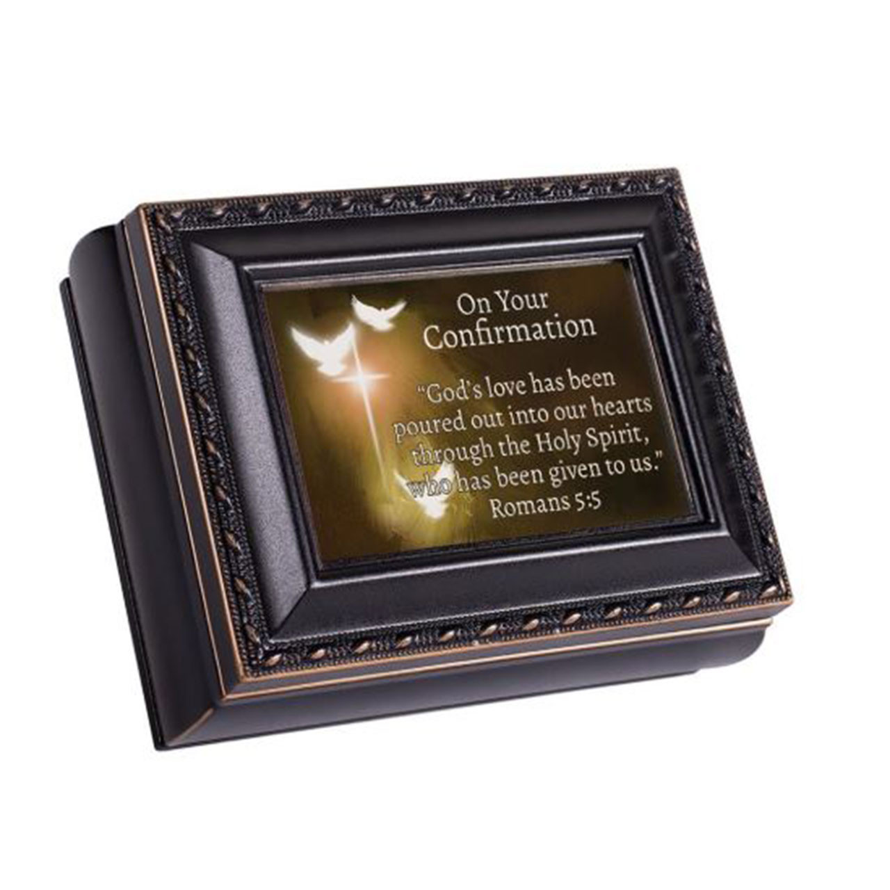 Mini Black Confirmation Keepsake Box