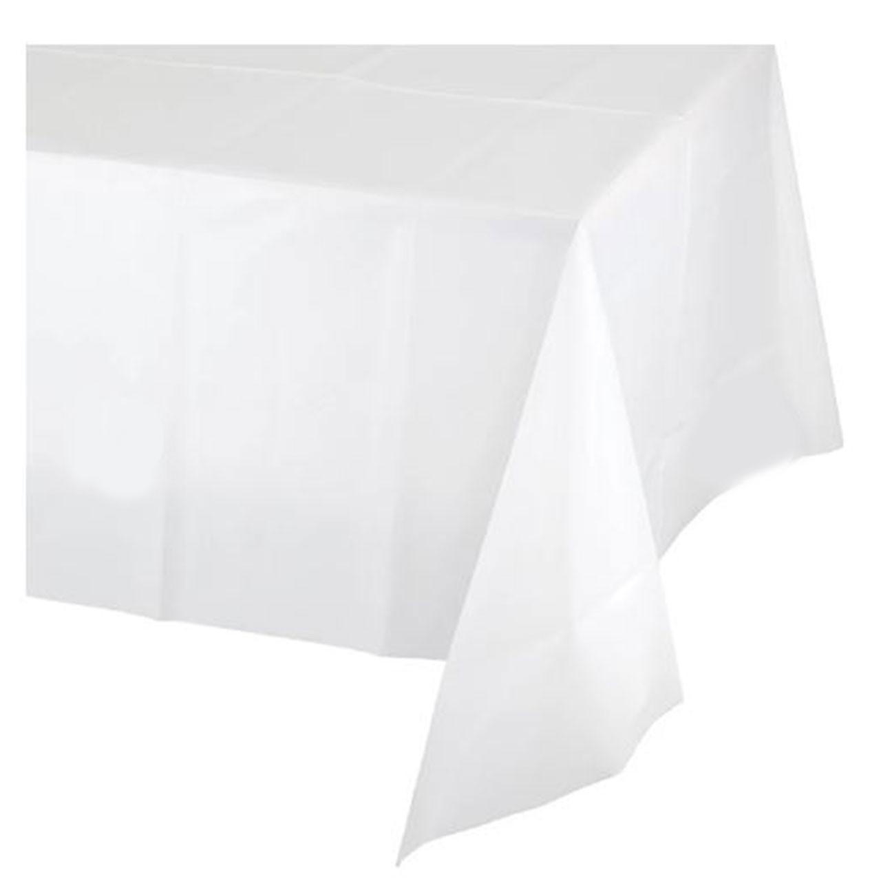 Communion White Plastic Tablecloth
