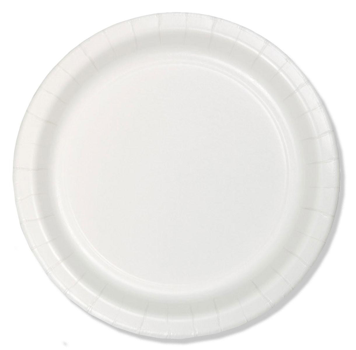 9IN White Plates 8CT
