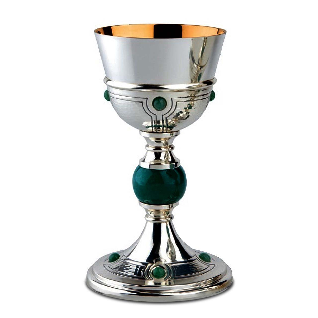 2510 Chalice with Aventurine Node and Accents