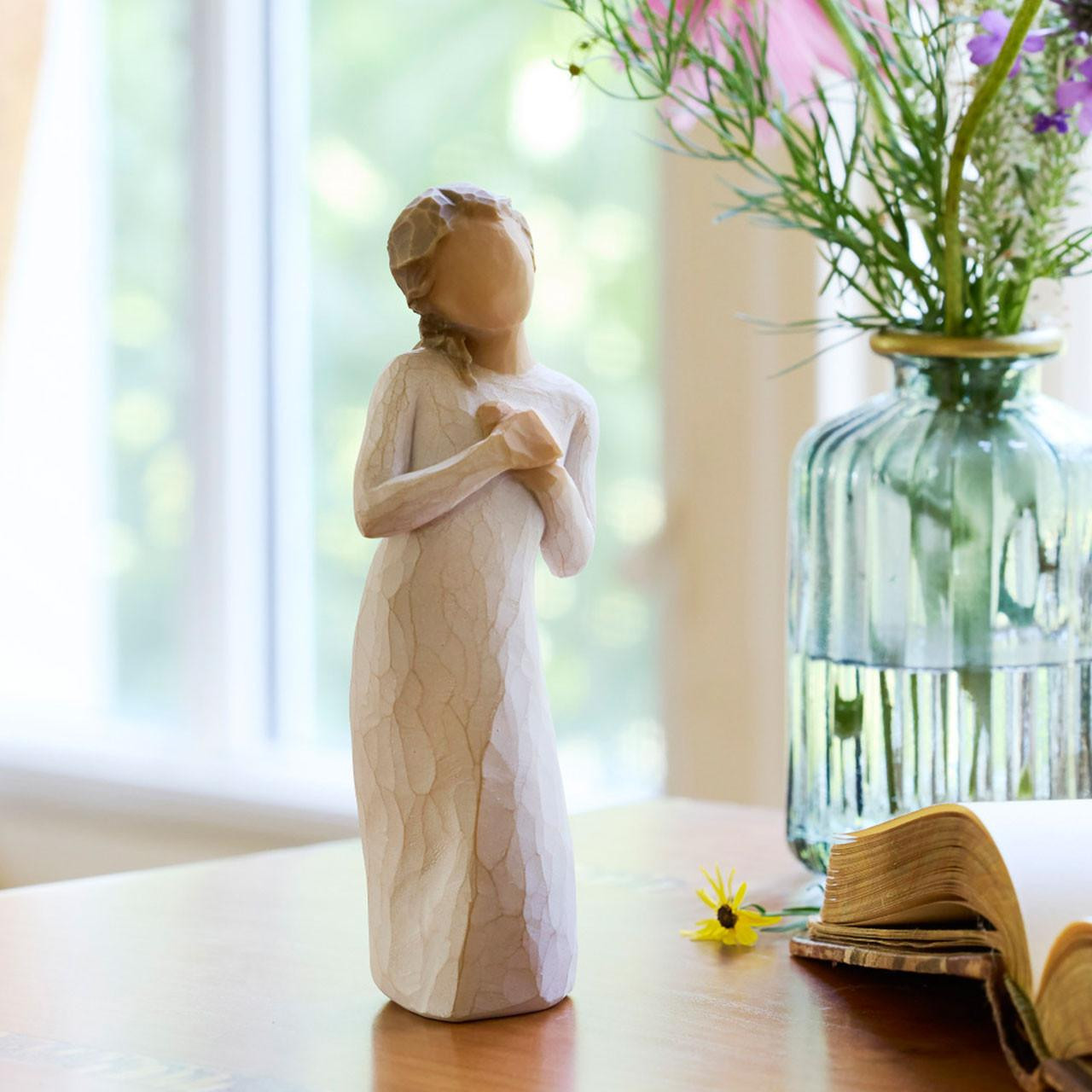 The Willow Tree Here for You Figure in a room setting