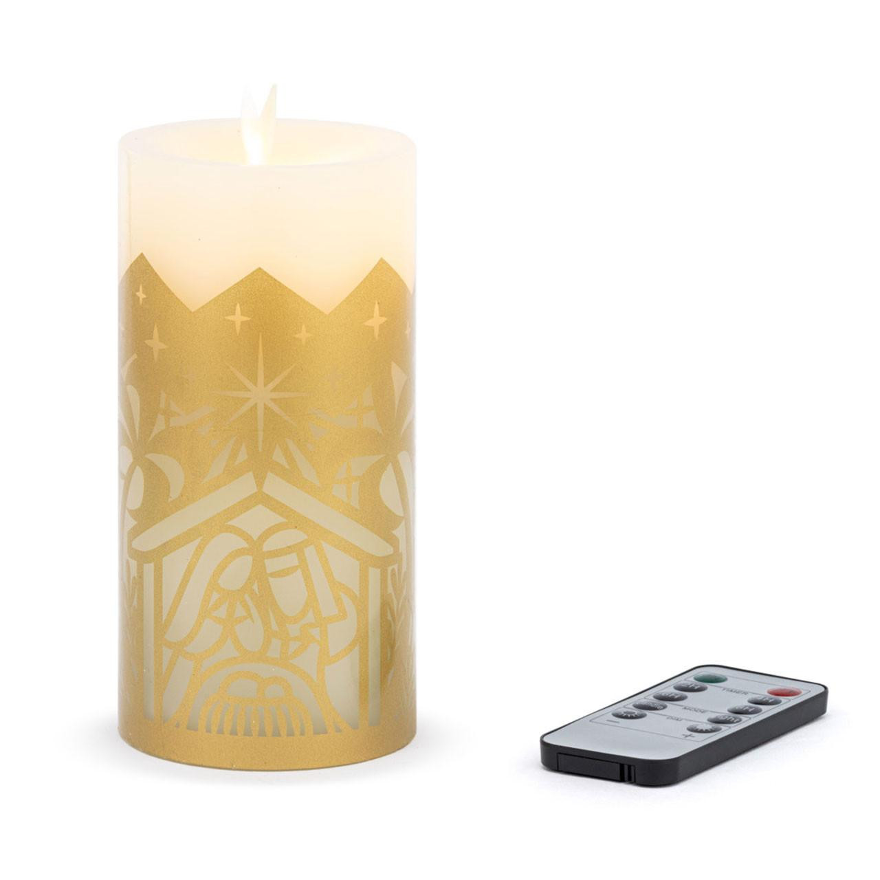 DEMDACO LED Nativity Candle