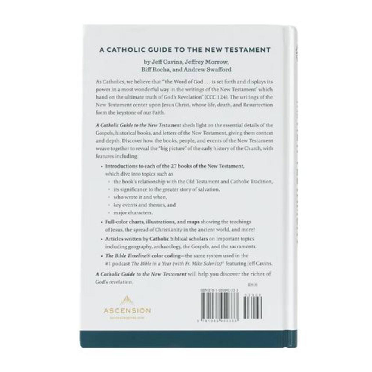 Back cover of the A Catholic Guide to the New Testament