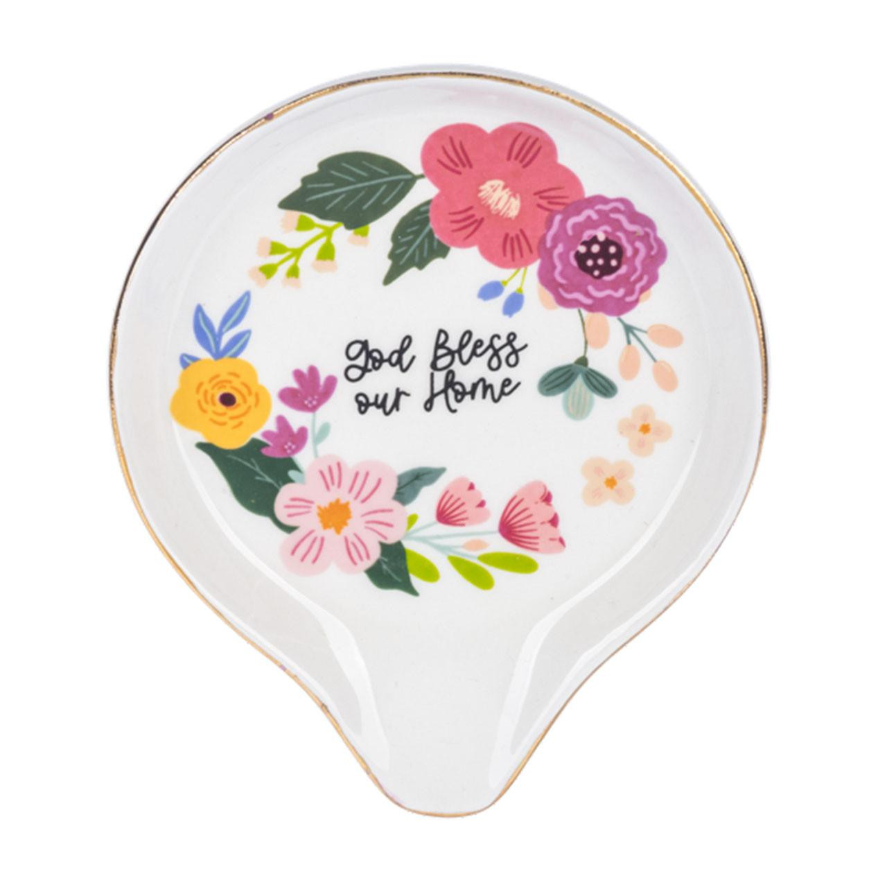 God Bless Our Home Spoon Rest