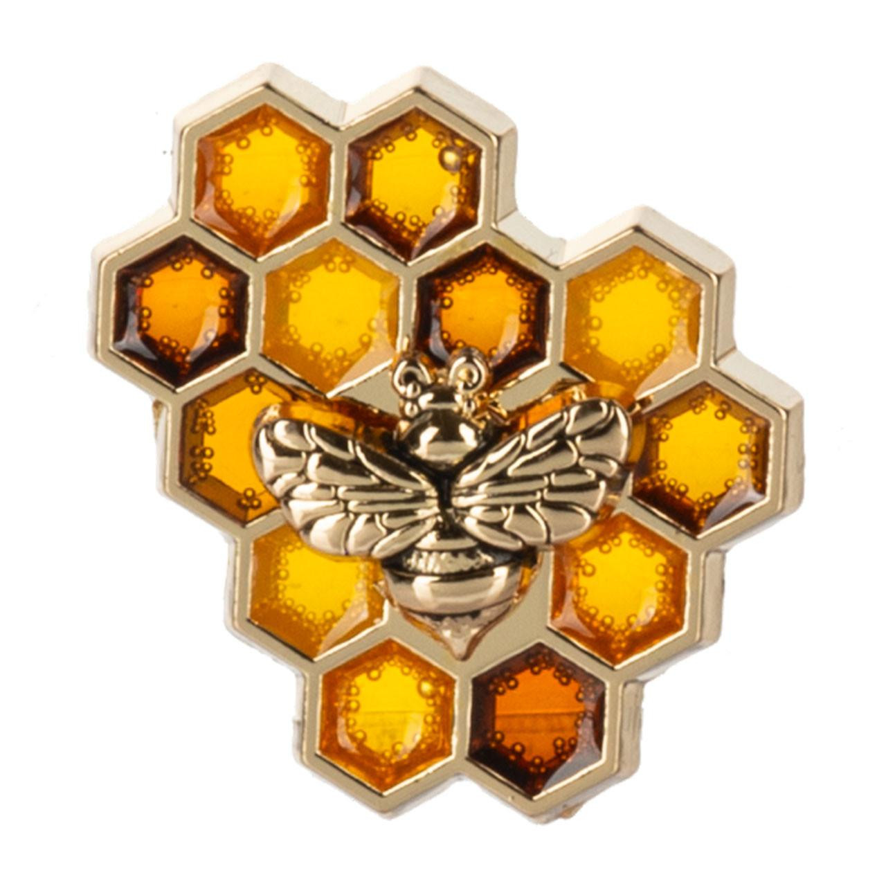 Detail of the Faith Gives You Wings Honeycomb Charm