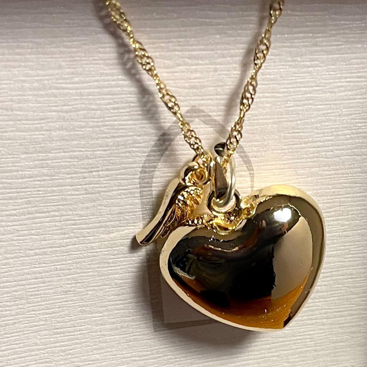 Detail of the Gold Angel Chime Pendant