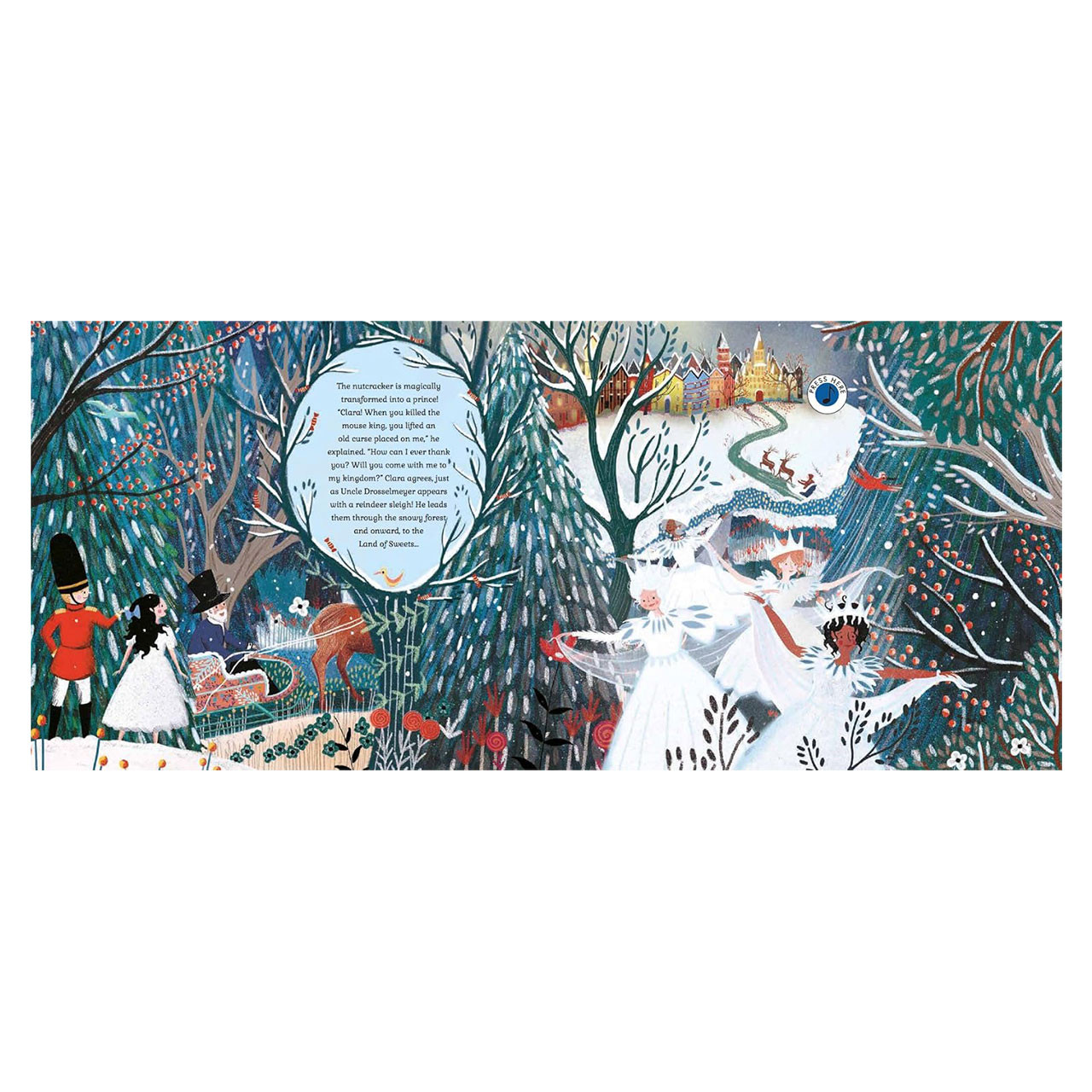 Another example of the inside pages for The Orchestra Story The Nutcracker Book