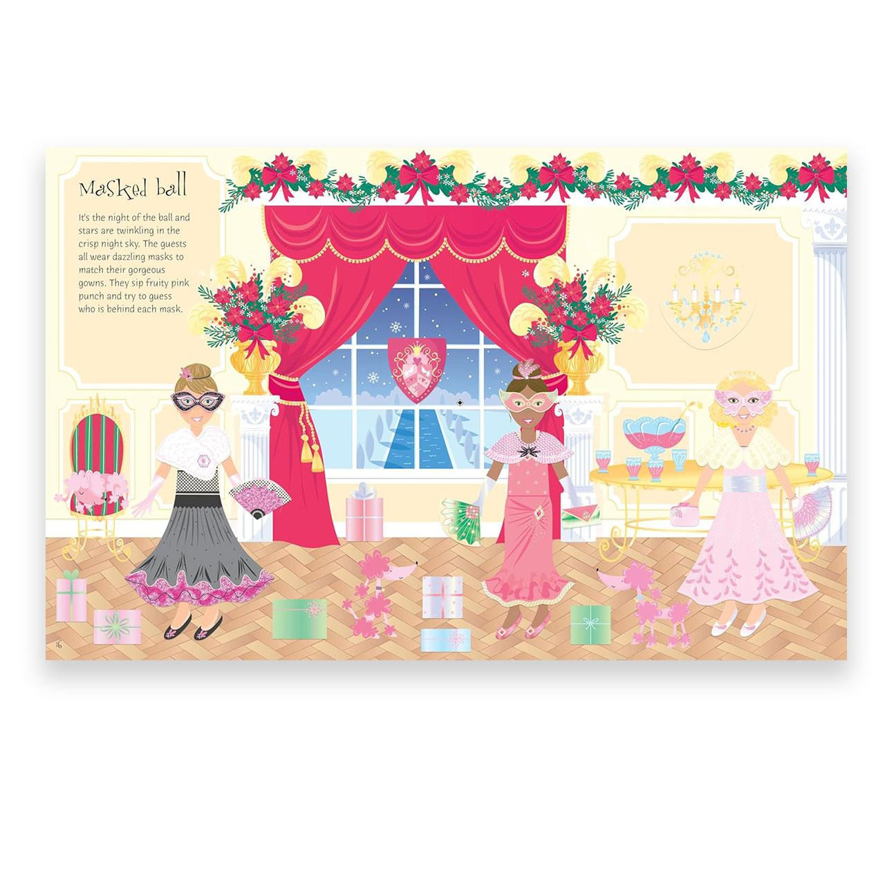 More illustration examples of the Sticker Dolly Christmas Book