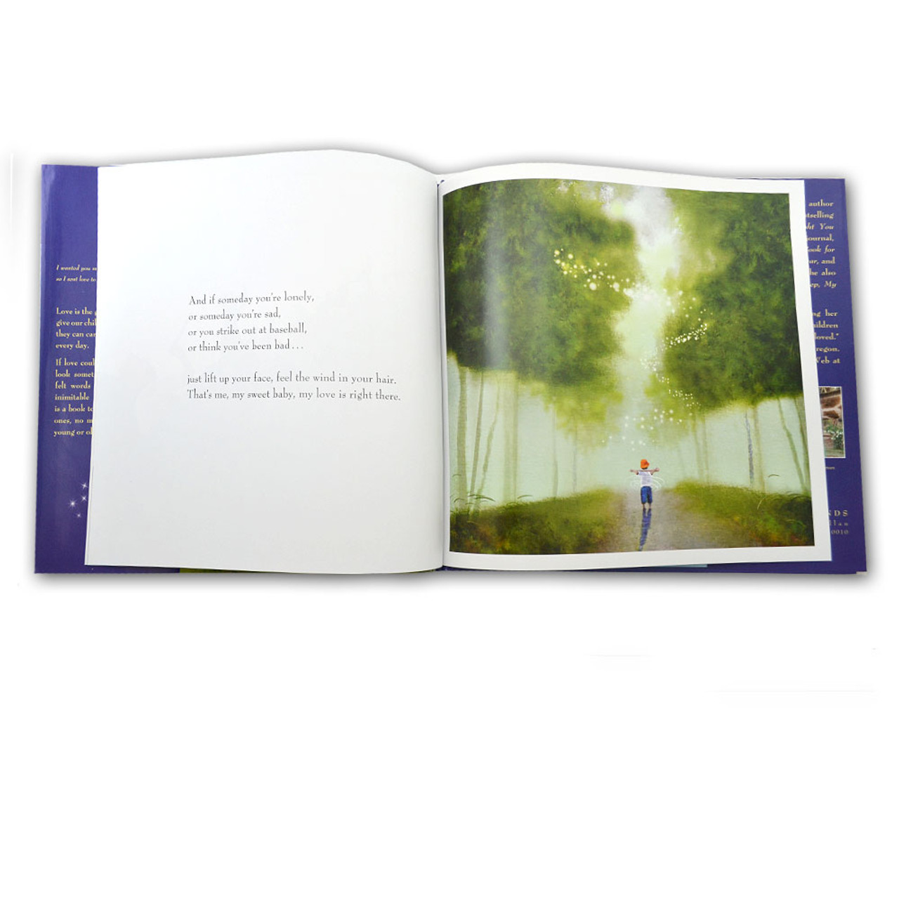 Inside pages of the Wherever You Are Children's Book