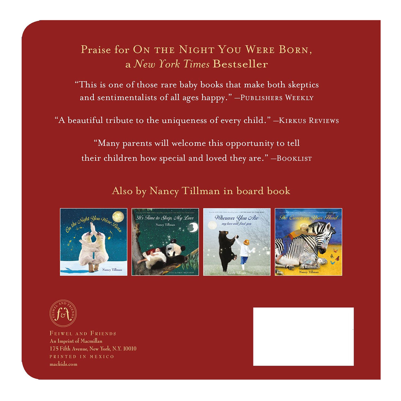 Back Cover of The Spirit of Christmas