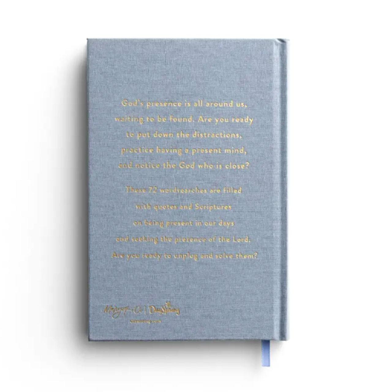 Back Cover of The Wordsearch Book: Presence