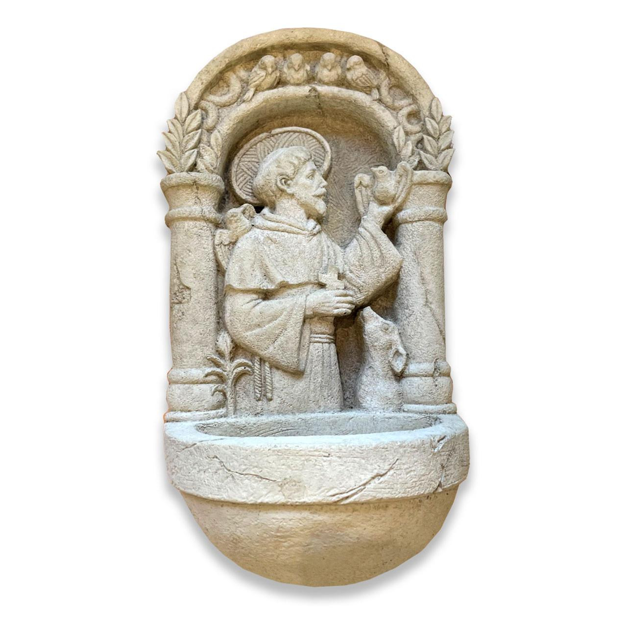 detail of the St. Francis Wall Plaque with Bowl