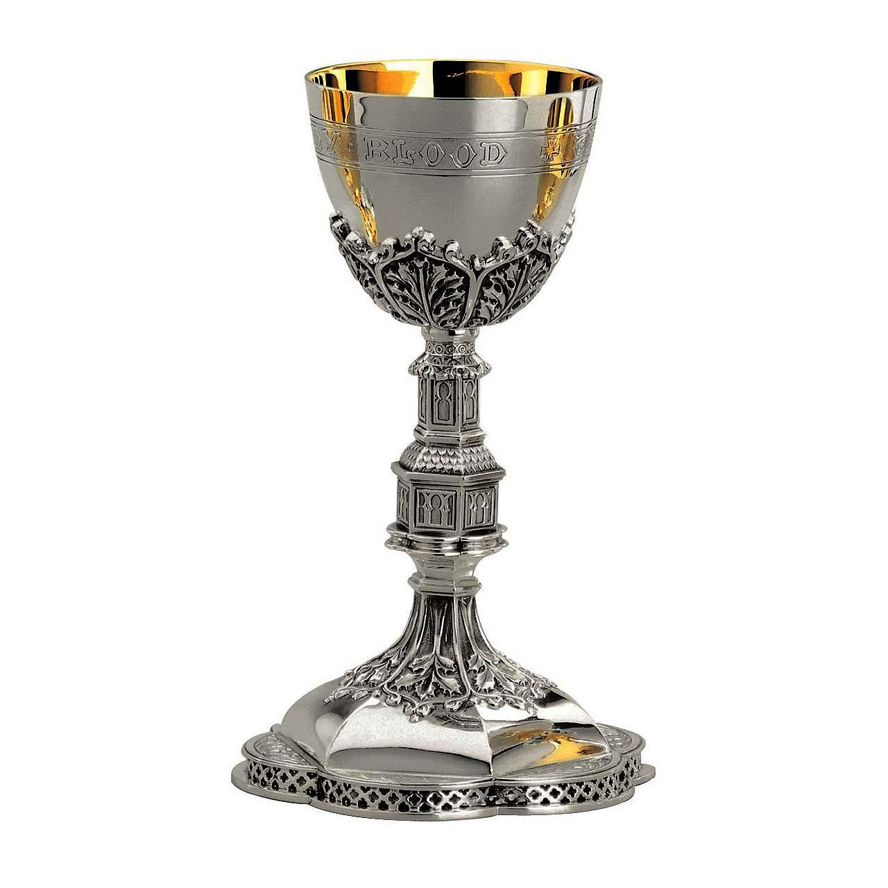 2380 Gothic Chalice and Dish Paten from Molina