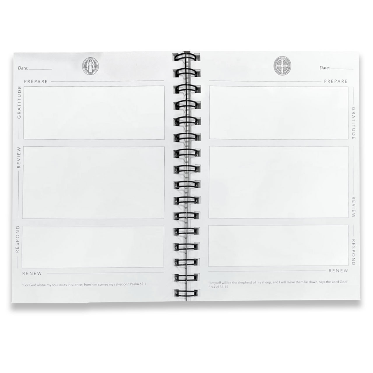 Inside pages of the Benedictine Pax Examen Journal