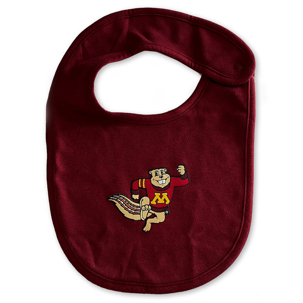Maroon Minnesota Gophers Baby Bib