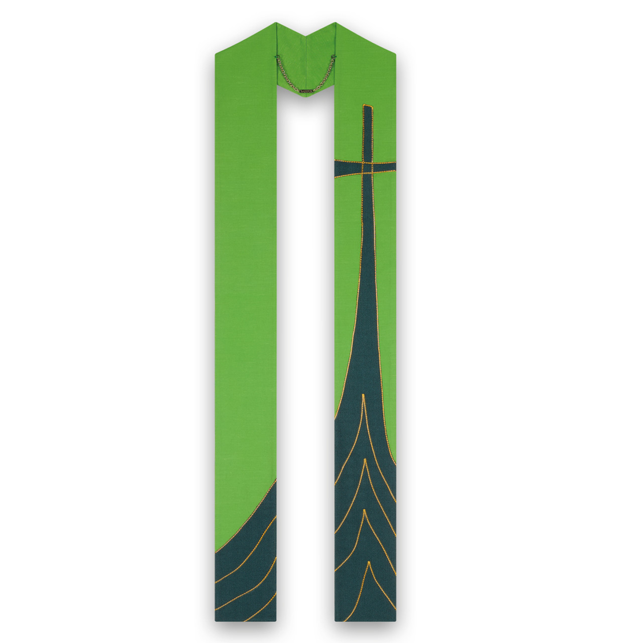 5132 Gothic Overlay Stole in Dupion