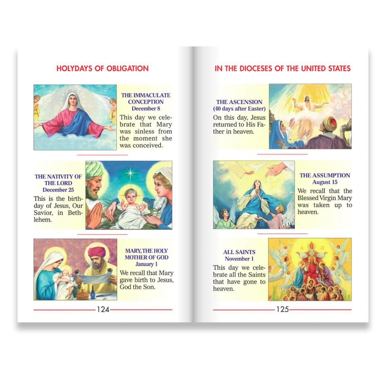 Inside example of the Holydays of Obligation