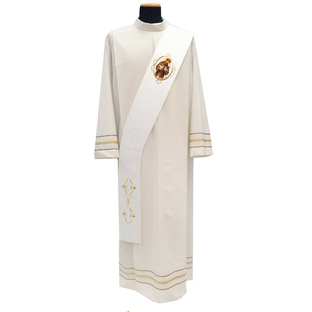 356 St. Francis Jubilee Deacon Stole from Solivari