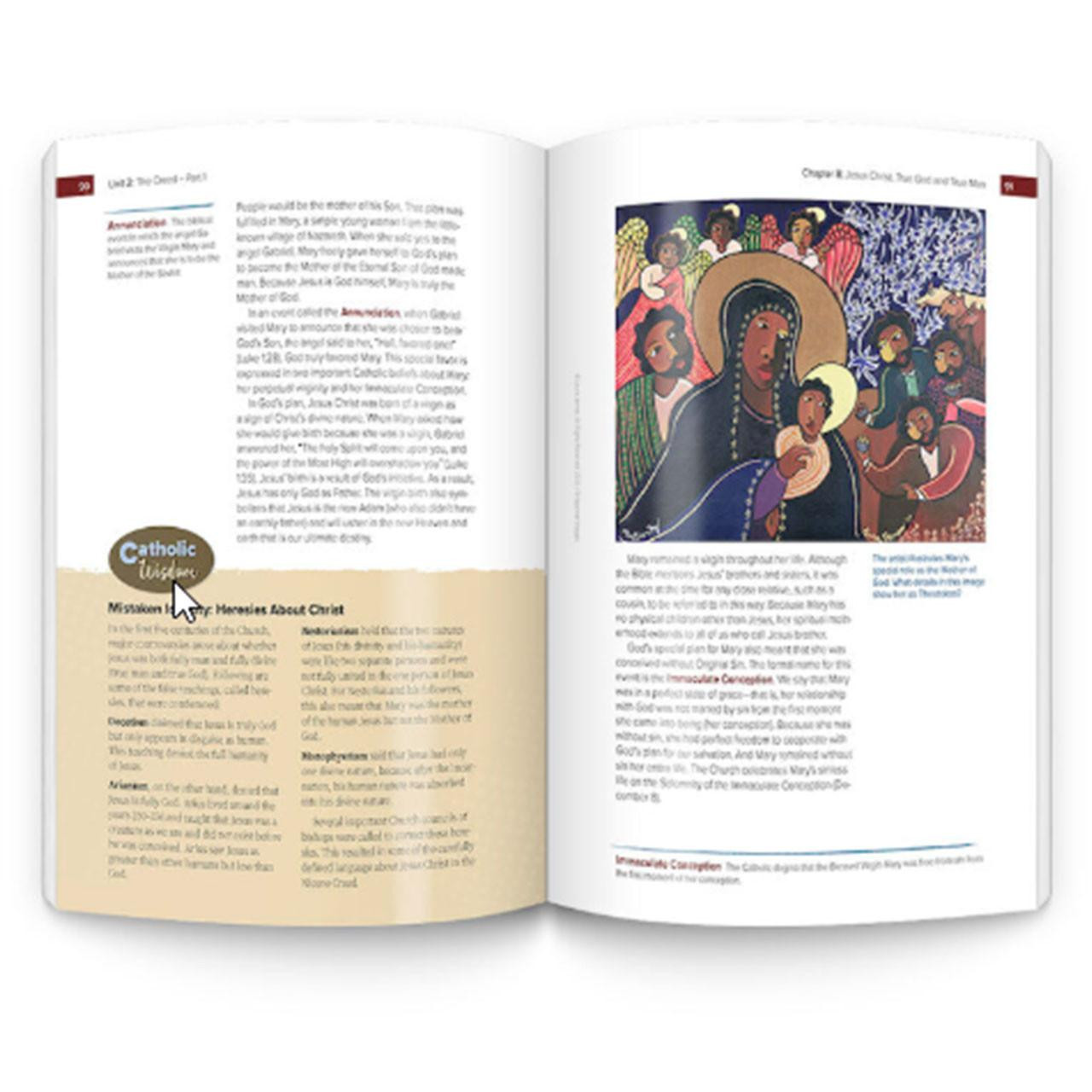 Catholic Wisdom section inside The Catholic Faith Handbook 4th Ed.