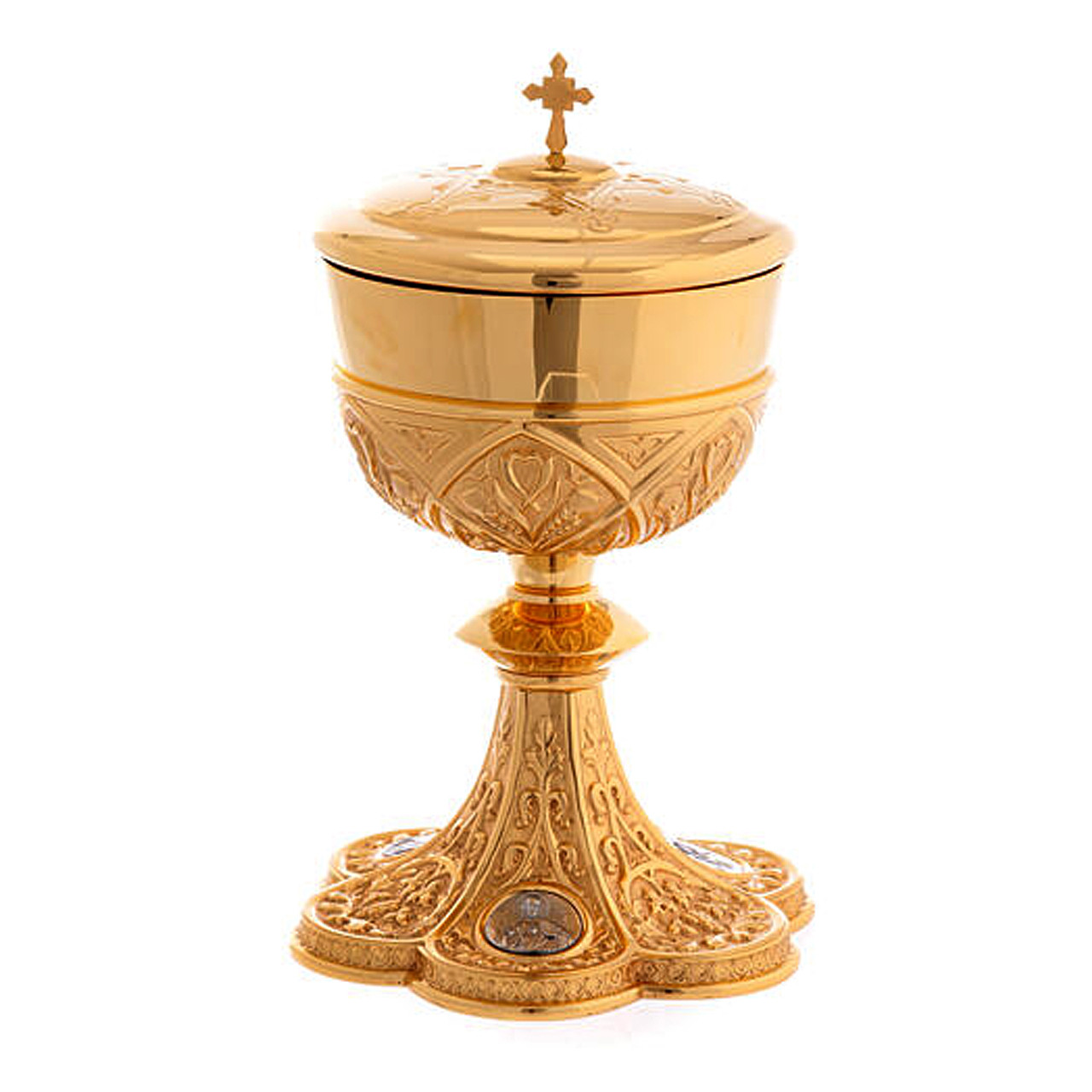 5061 Covered Ciborium in 24K Gold Plate
