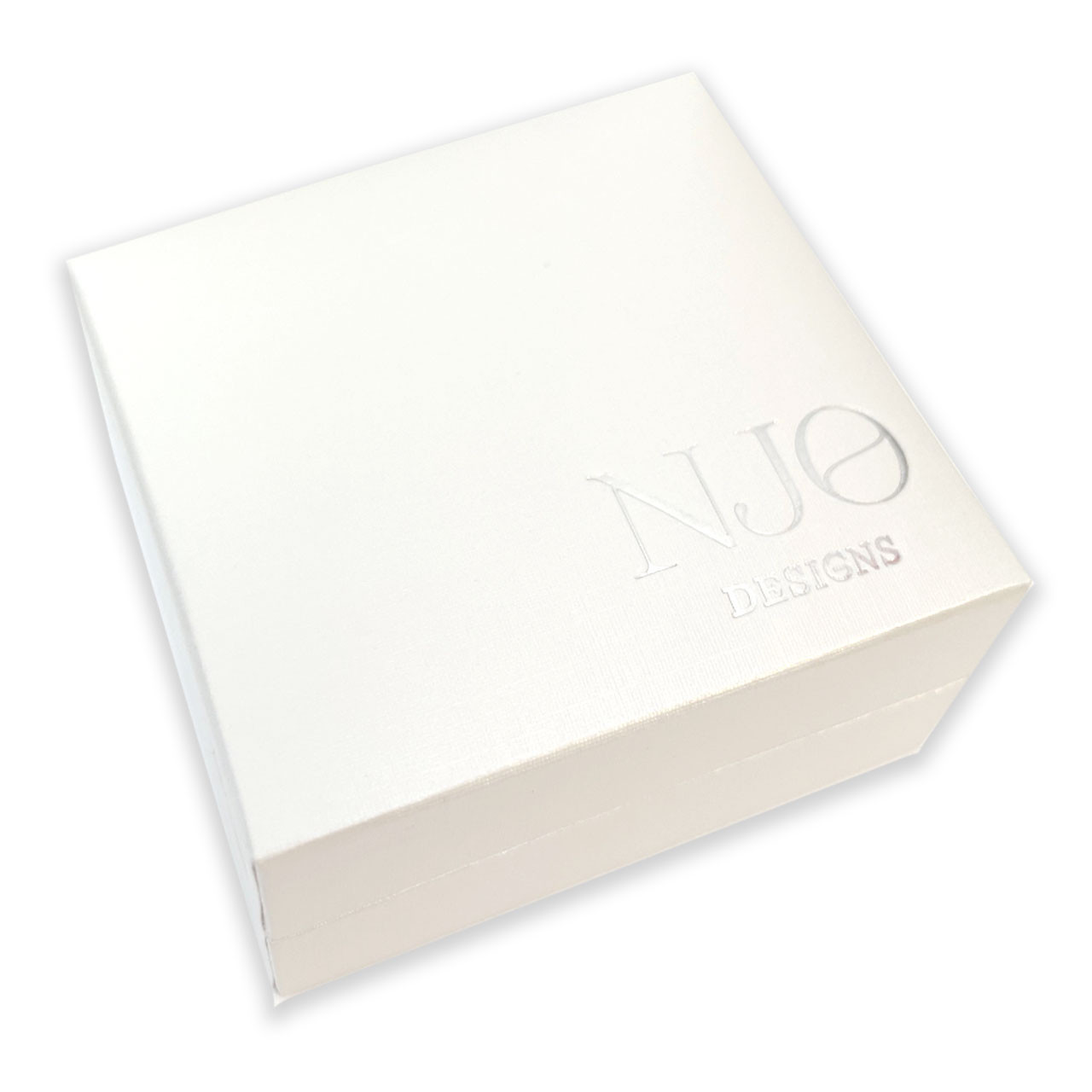 Outside design of the Sterling Cross Locket Pendant box