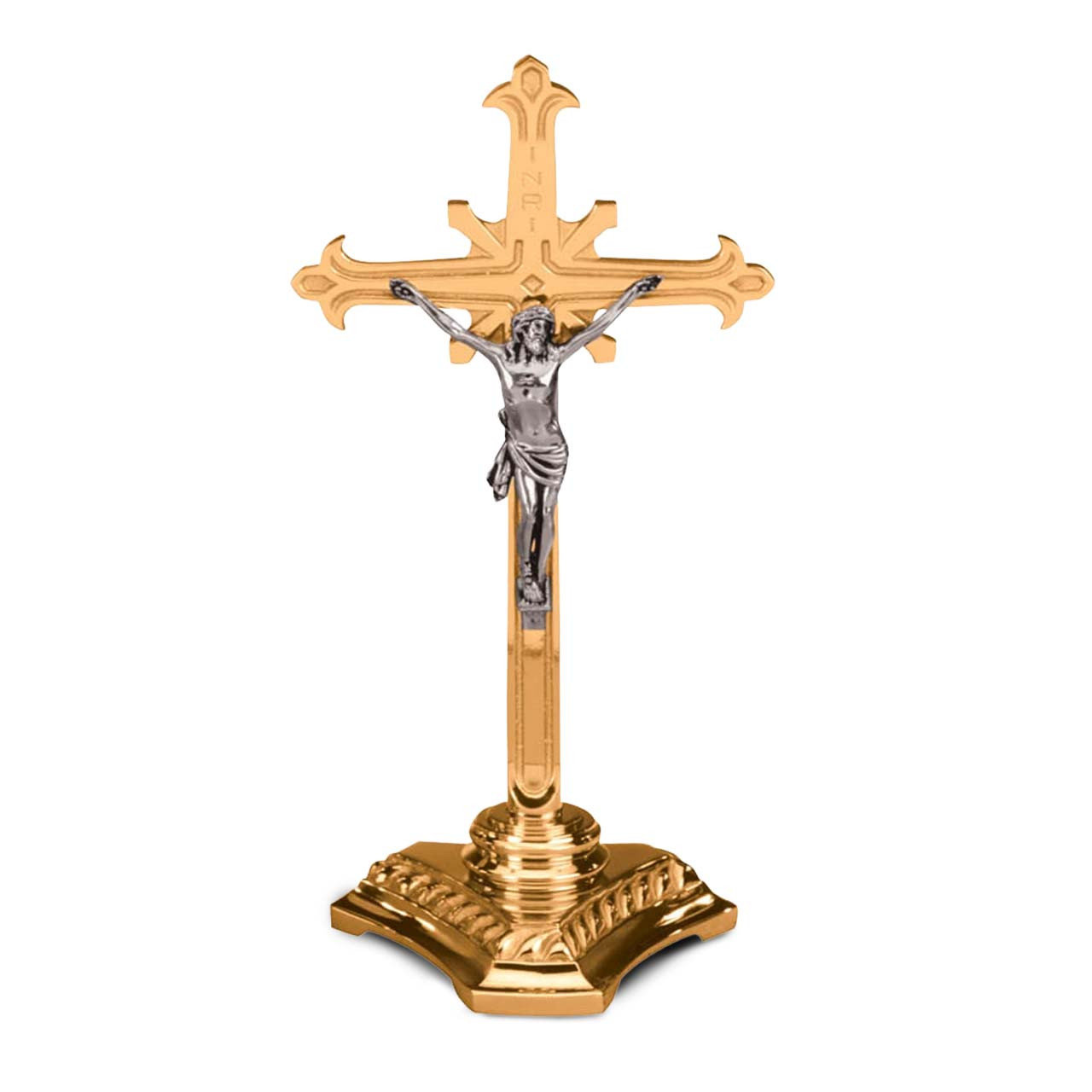 499133 Altar Crucifix with Budded Cross Bronze