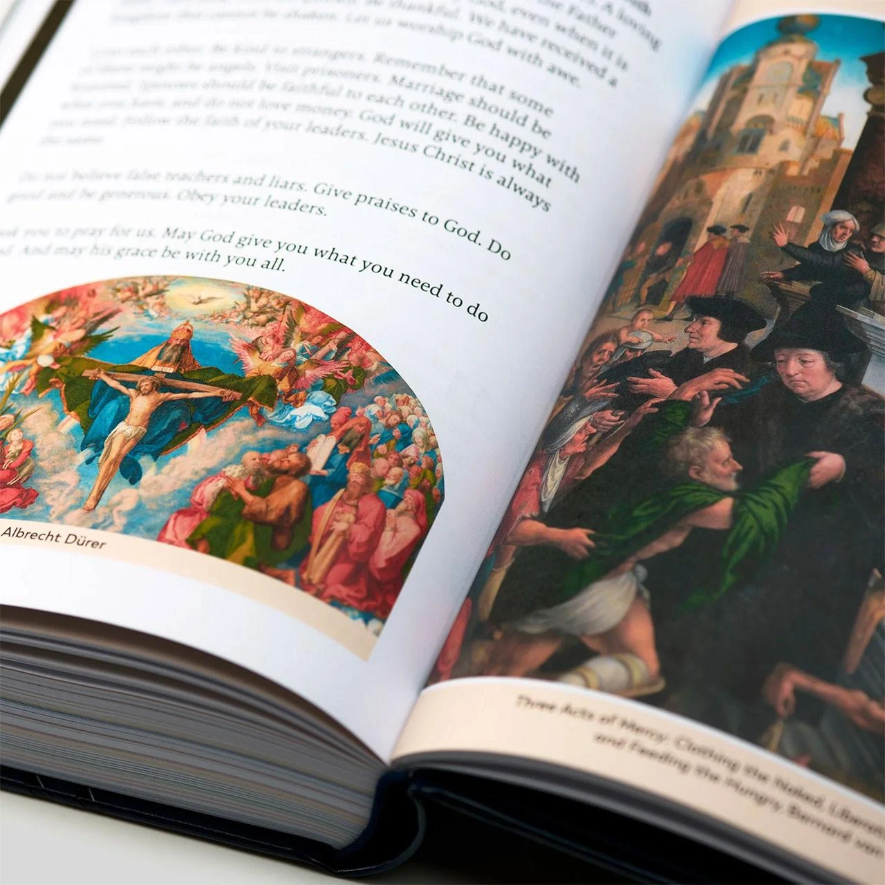 Sacred Art illustrations inside the The Great Adventure Catholic Bible for Young Beginners