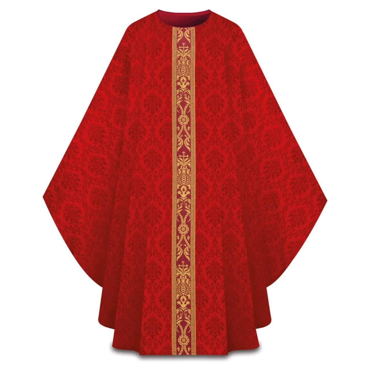 5419 Gothic Chasuble in Celestia Red