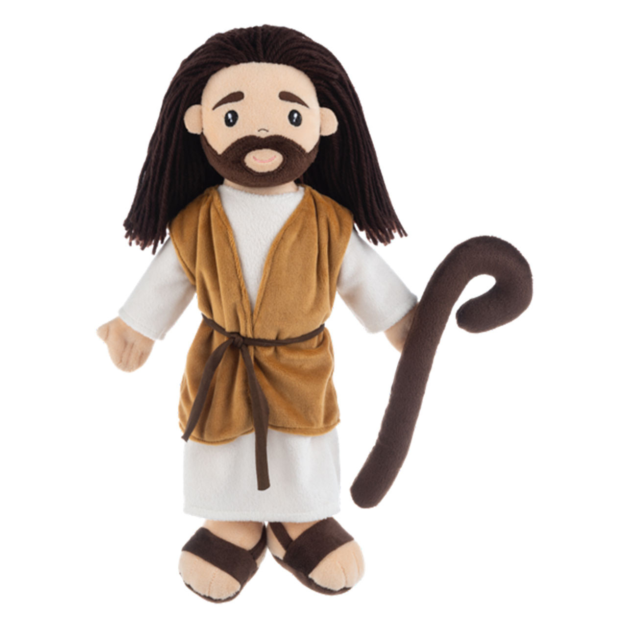 The Plush St. Joseph Doll with staff and brown vest.