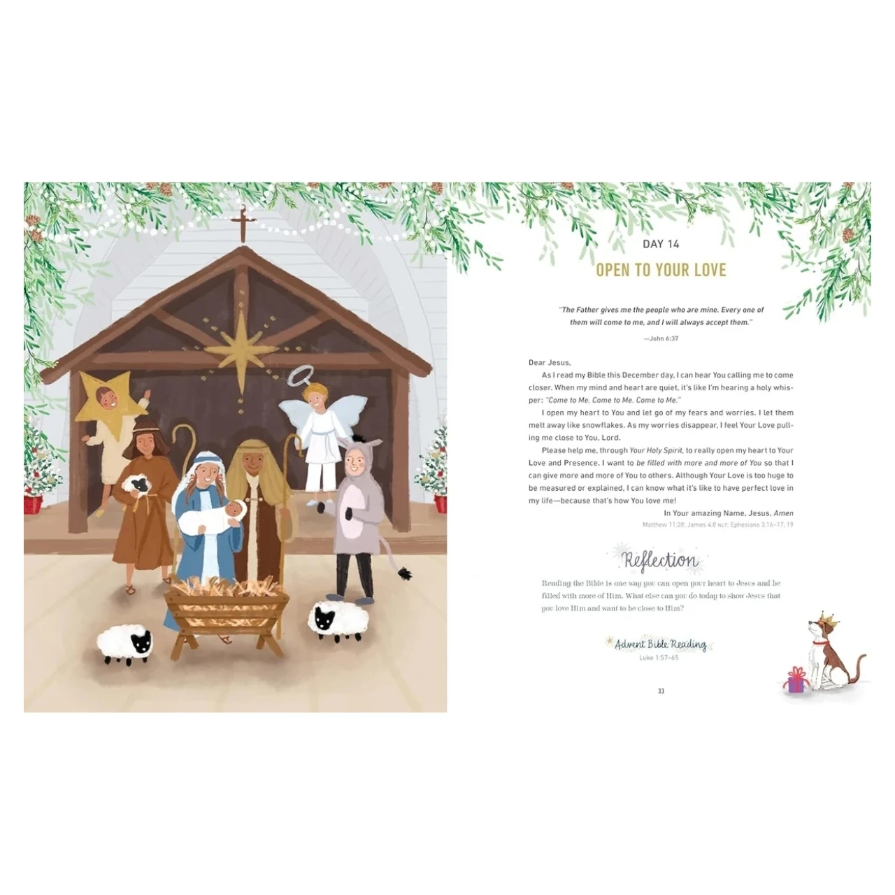 Jesus Listens for Christmas interior pages