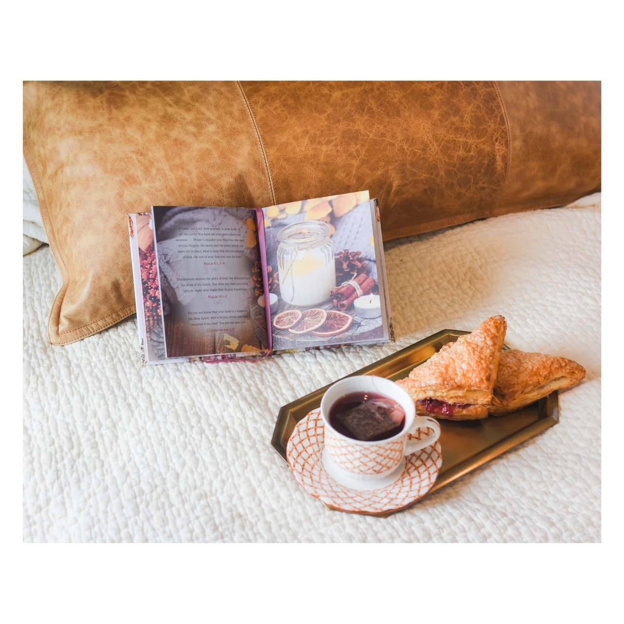 Harvest of Blessings interior pages shown in seasonal setting