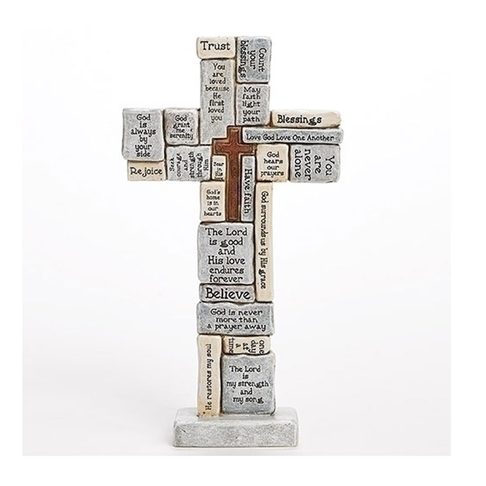 12" Crossword Tabletop Cross St. Patrick's Guild