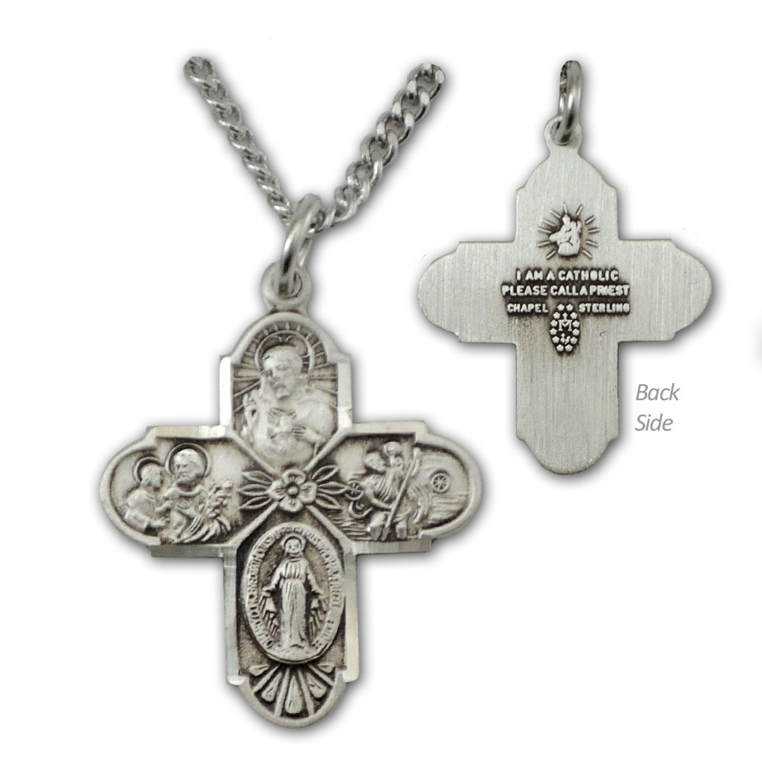 Four way cross necklace Clearance