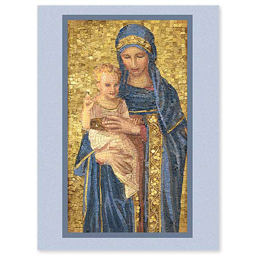 Mosaic Madonna Boxed Christmas Cards St. Patrick's Guild