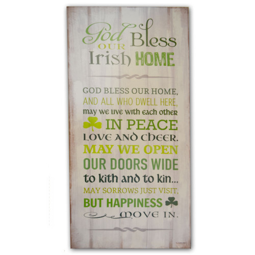 "Irish Home" Plaque
