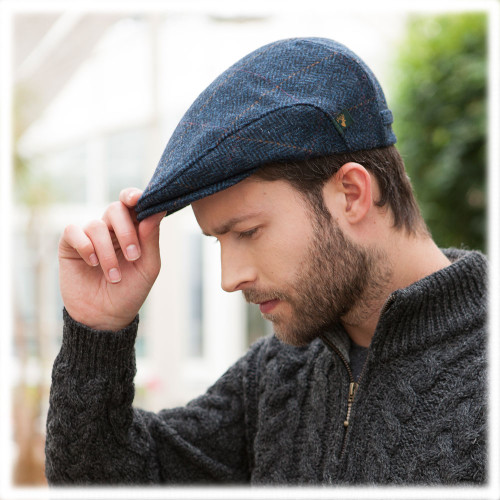 Blue Irish-Made Trinity Cap for Men