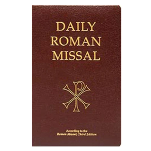 Burgundy Daily Roman Missal Revised Bonded Leather