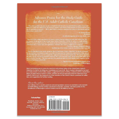 Back of the US Adult Catholic Catechism Guide