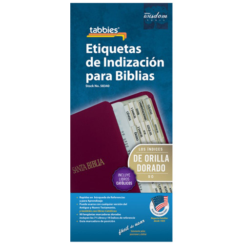 Bible Index Tabs Spanish With Apocrypha